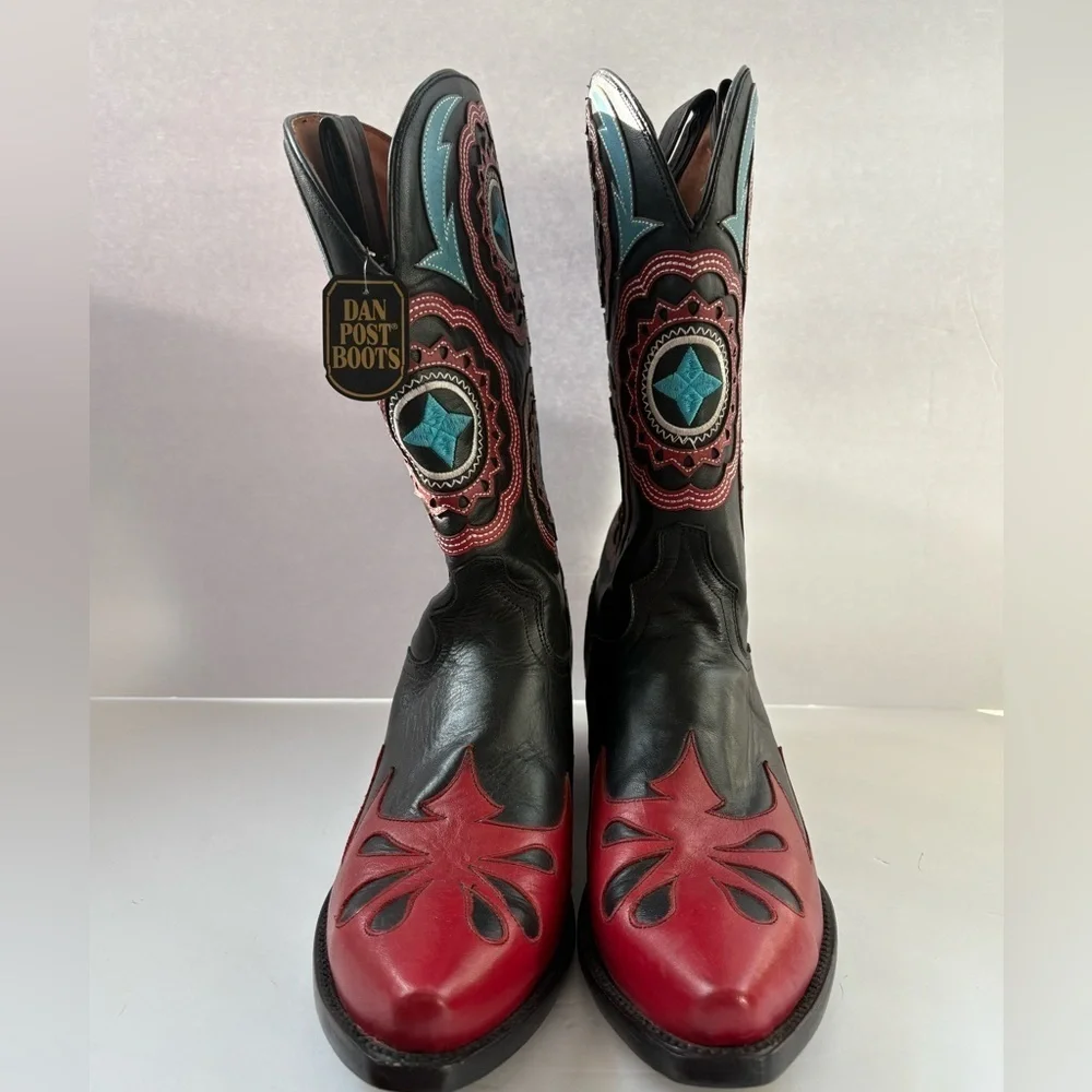 NWT Dan Post Men’s Cherokee Bill Western Boots Size 10 *as is*